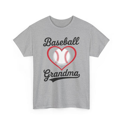 Baseball Grandma Shirt Women Baseball Heart Mothers Day T-Shirt