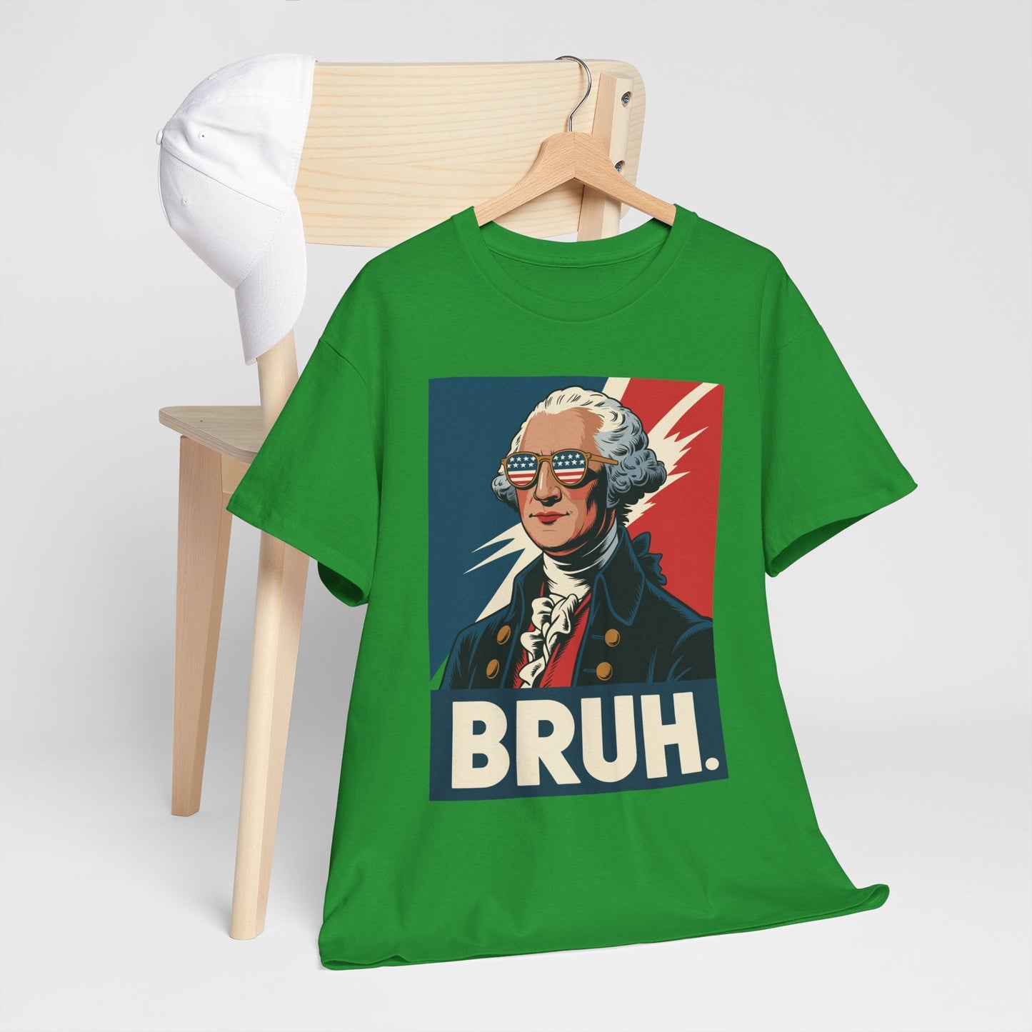 4th Of July 2025 George Washington Bruh. Meme Patriotic T-Shirt