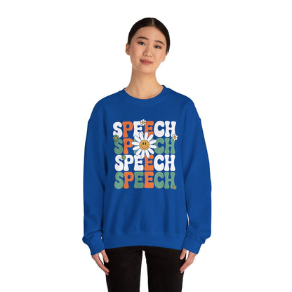 Speech Therapy Retro Speech Language Pathologist Therapist Sweatshirt