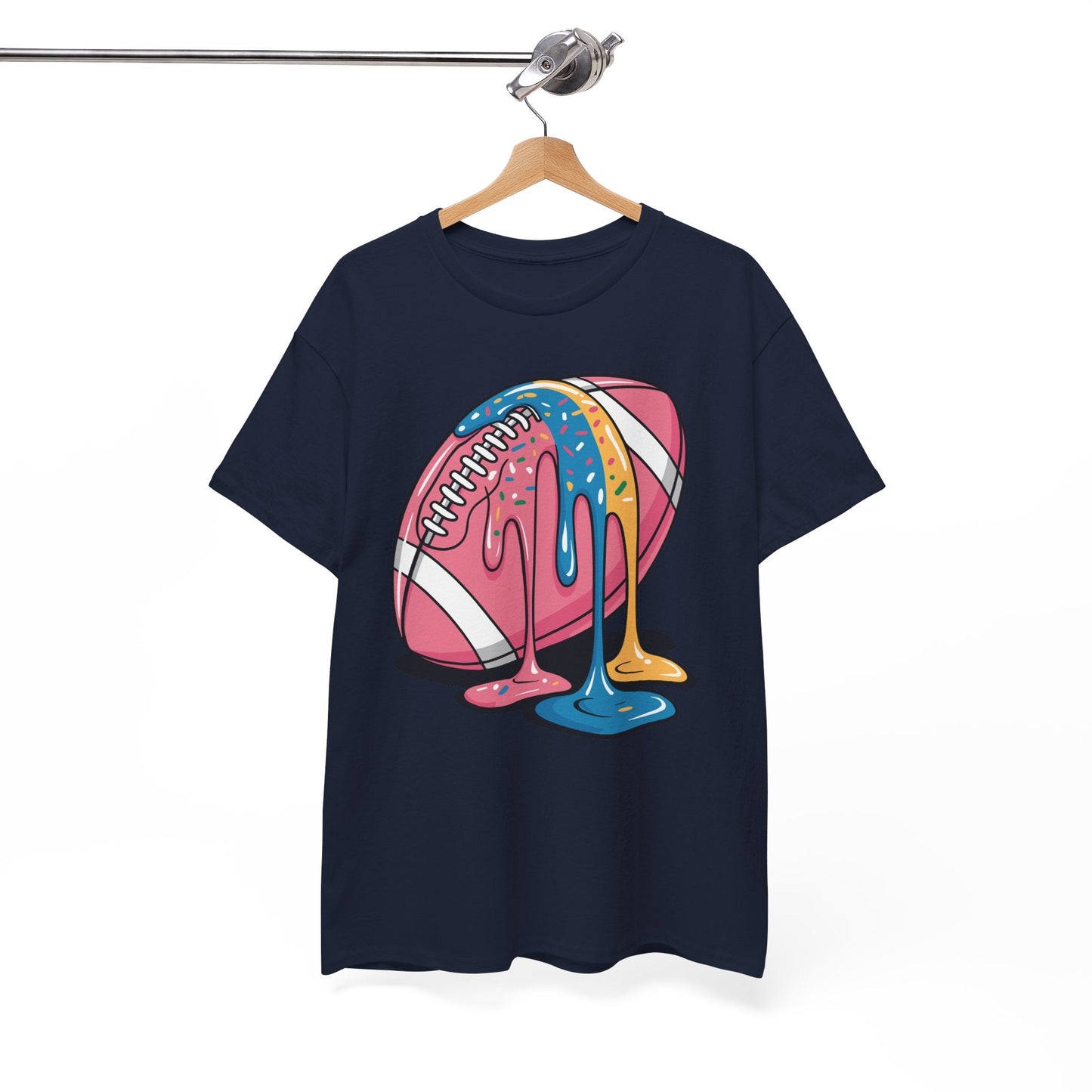 Football Drip For Lineman WR QB RB Ice Cream Sprinkles T-Shirt