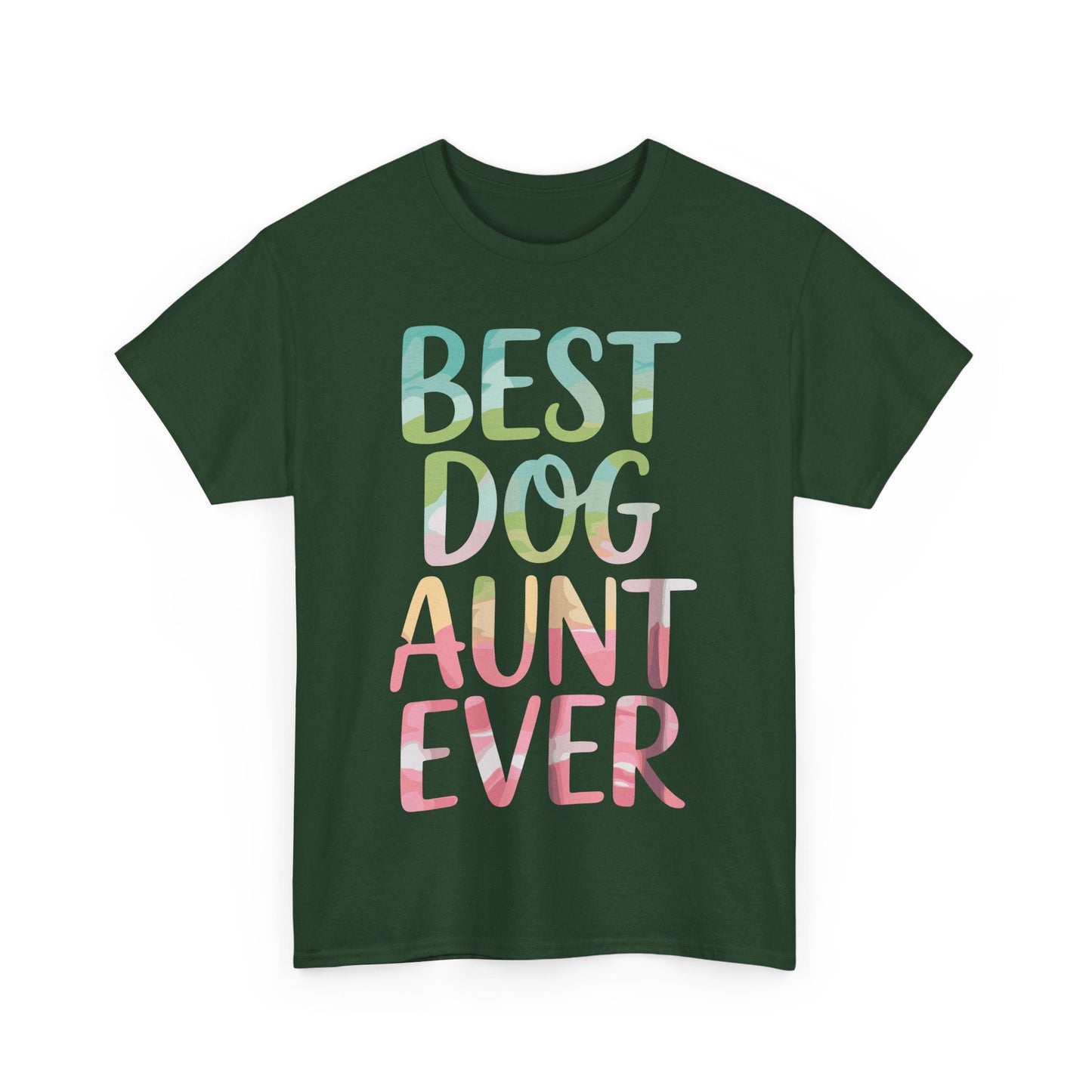 Best Dog Aunt Ever Shirt Women Dog Lover Auntie Mothers Day T-Shirt