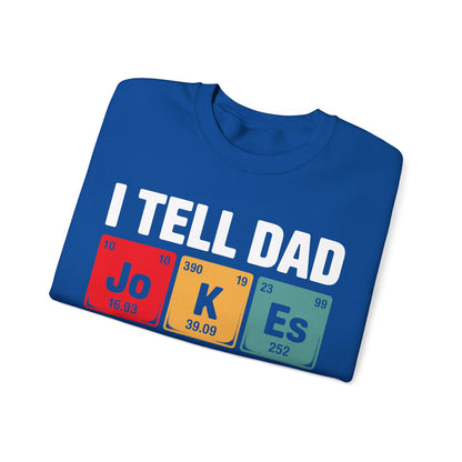 I Tell Dad Jokes Periodically Element Vintage Father's Day Sweatshirt