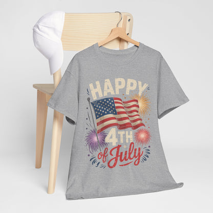 Happy 4th Of July Patriotic American US Flag 4th Of July T-Shirt