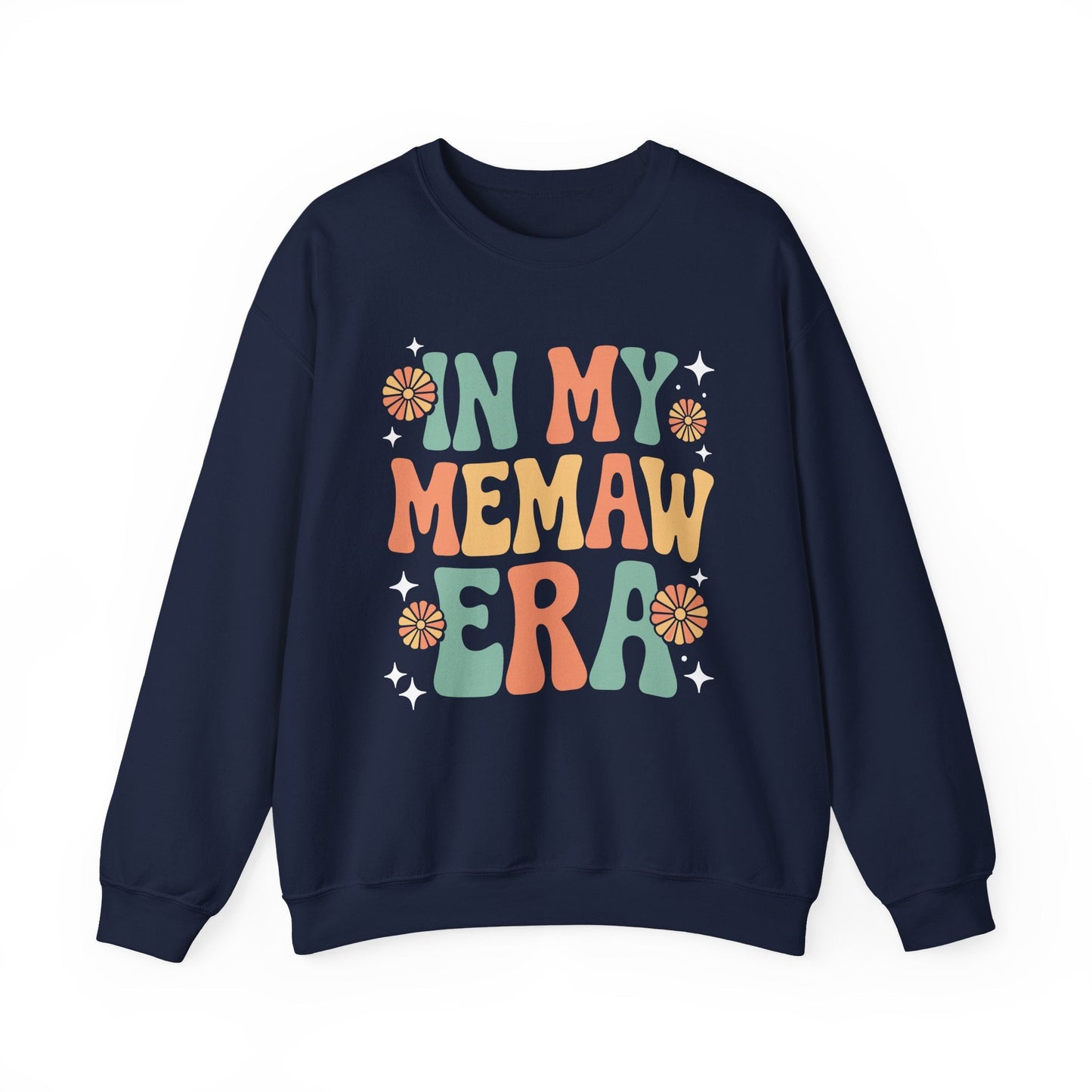 In My Memaw Era Funny Sarcastic Groovy Retro Mothers Day Sweatshirt