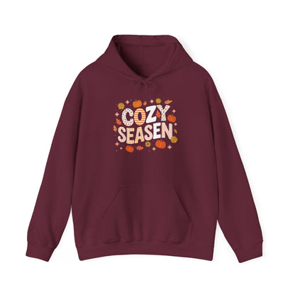 Cozy Season Autumn Fall Vibes Halloween Thanksgiving Pumpkin Hoodie