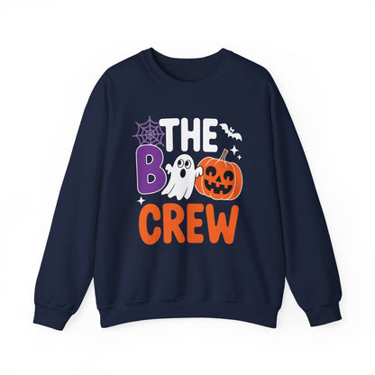 Halloween The Boo Crew Cute Ghost Spooky Family Matching Sweatshirt