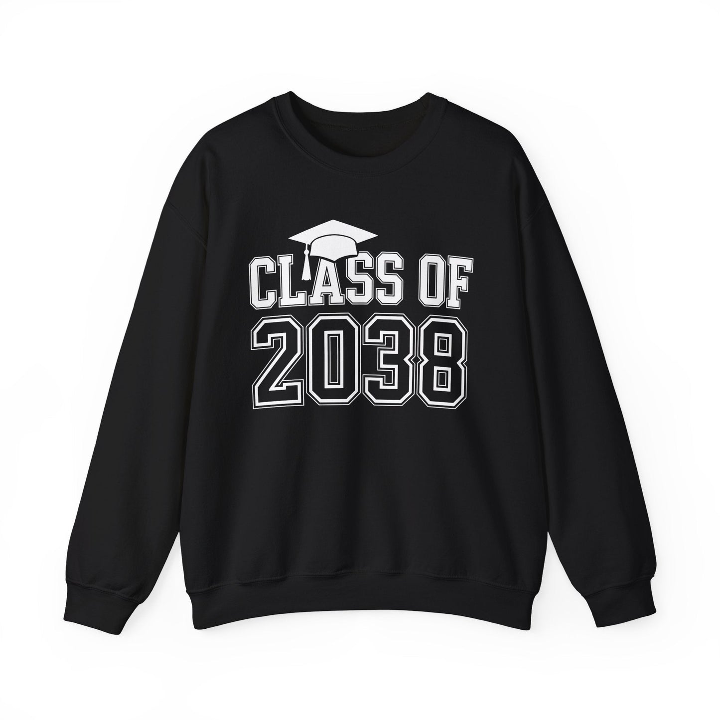 Class of 2038 Grow With Me Funny Kindergarten Back To School Sweatshirt