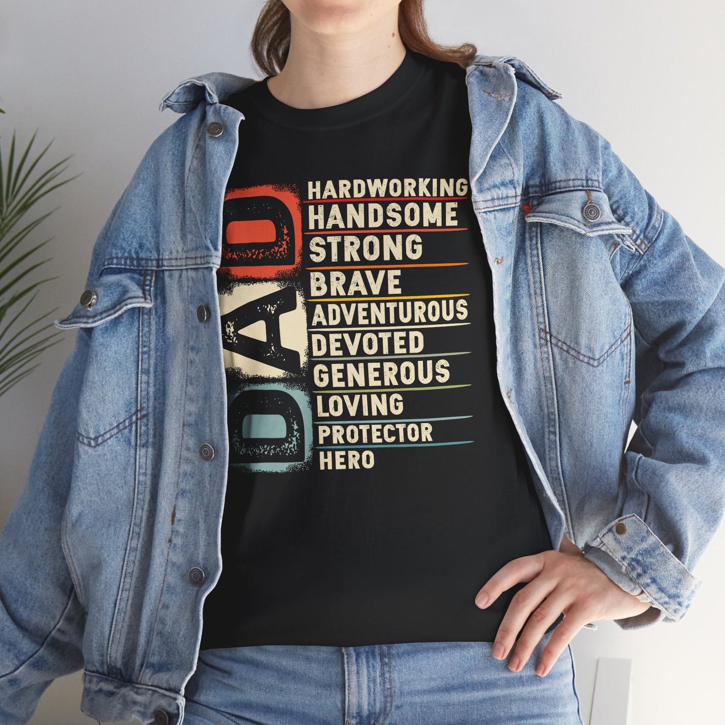 Vintage Funny Definition of Dad Retro Meme Joke Father's Day T-Shirt