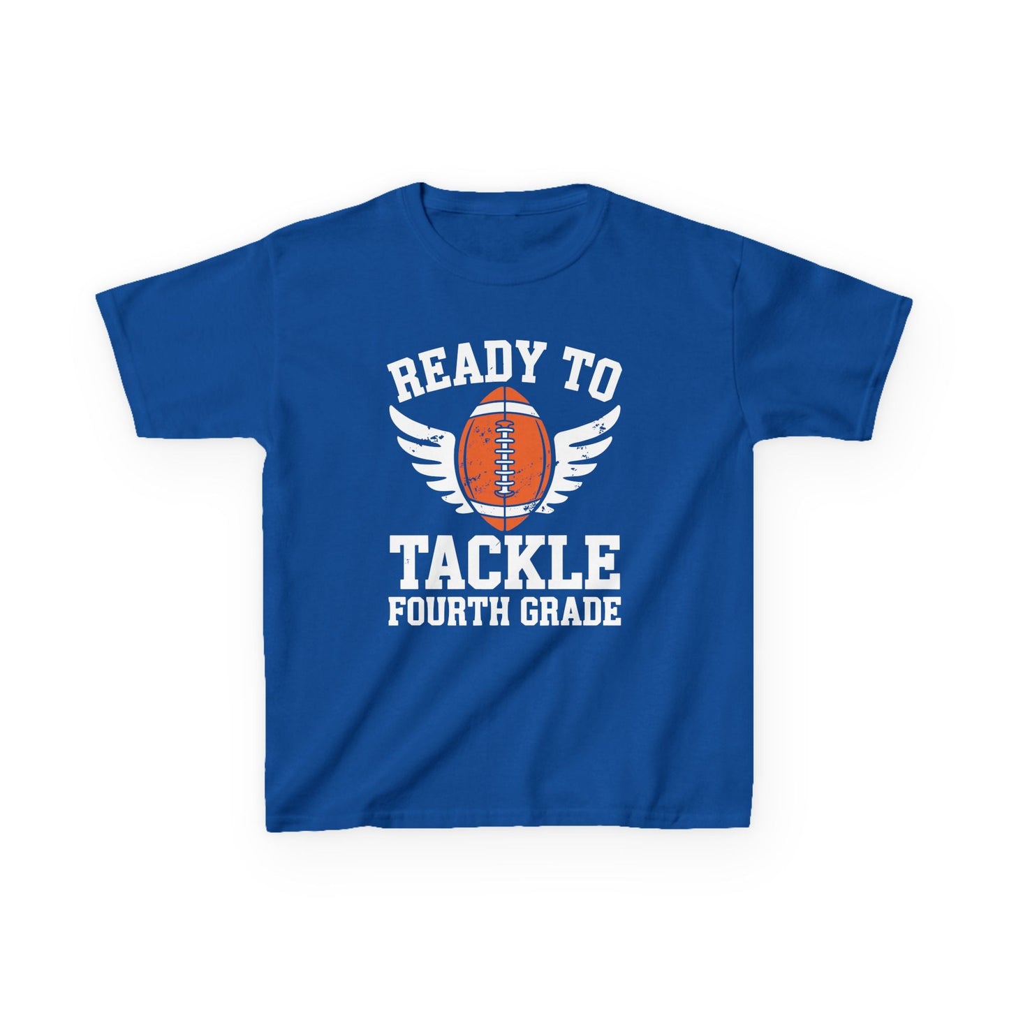 Ready To Tackle Fourth Grade Back To School Football T-Shirt