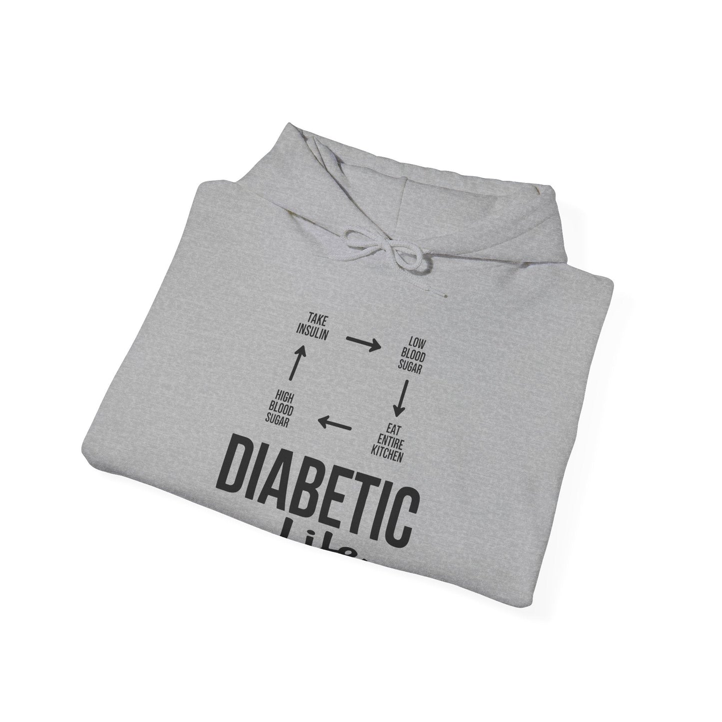 Funny Diabetic Type 1 Diabetes T1D Diabetes Awareness Hoodie