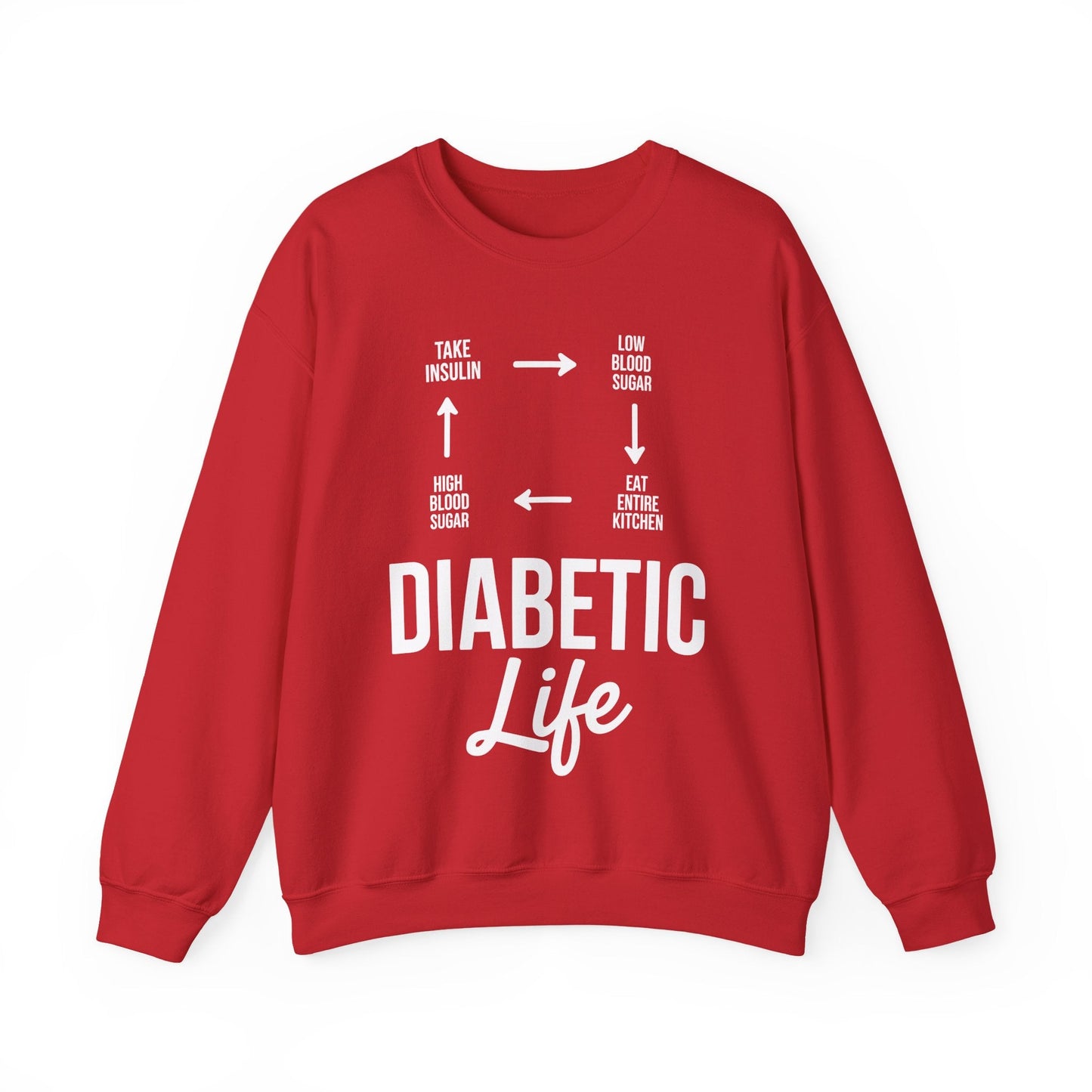 Funny Diabetic Type 1 Diabetes T1D Diabetes Awareness Sweatshirt