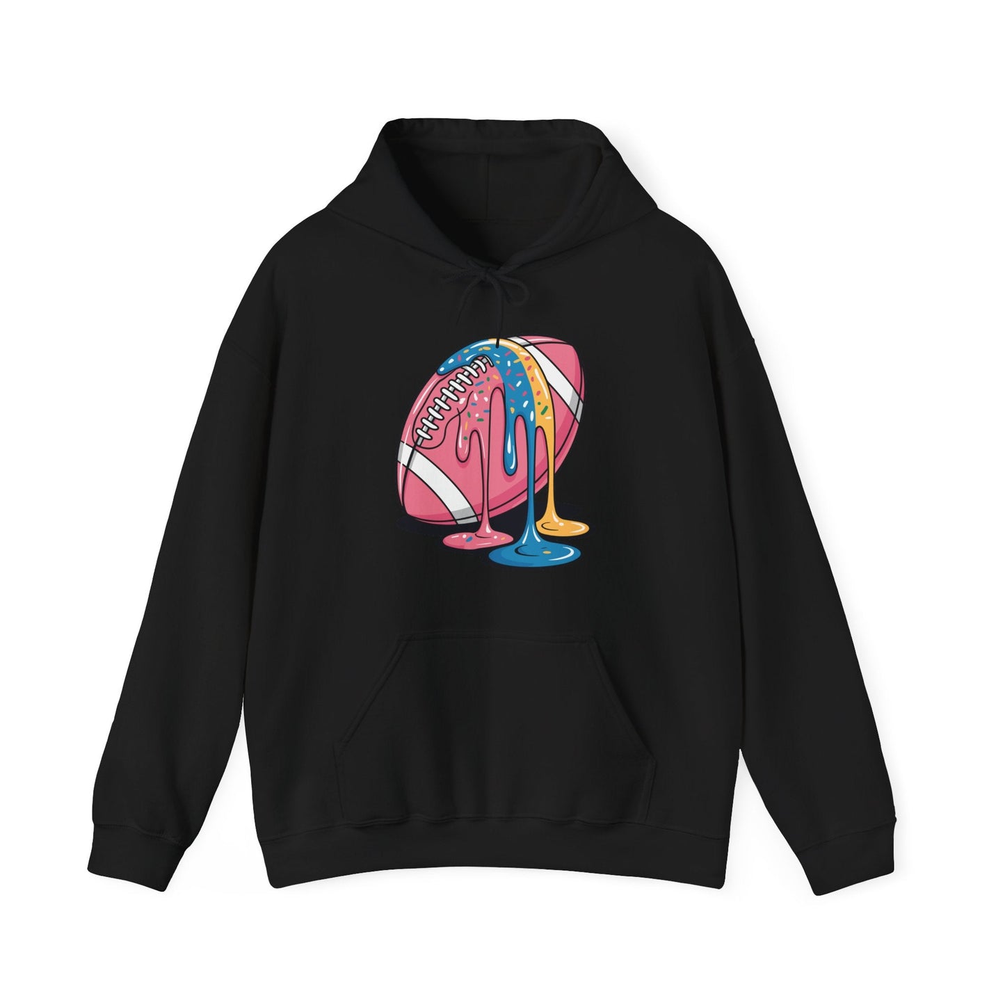 Football Drip For Lineman WR QB RB Ice Cream Sprinkles Hoodie