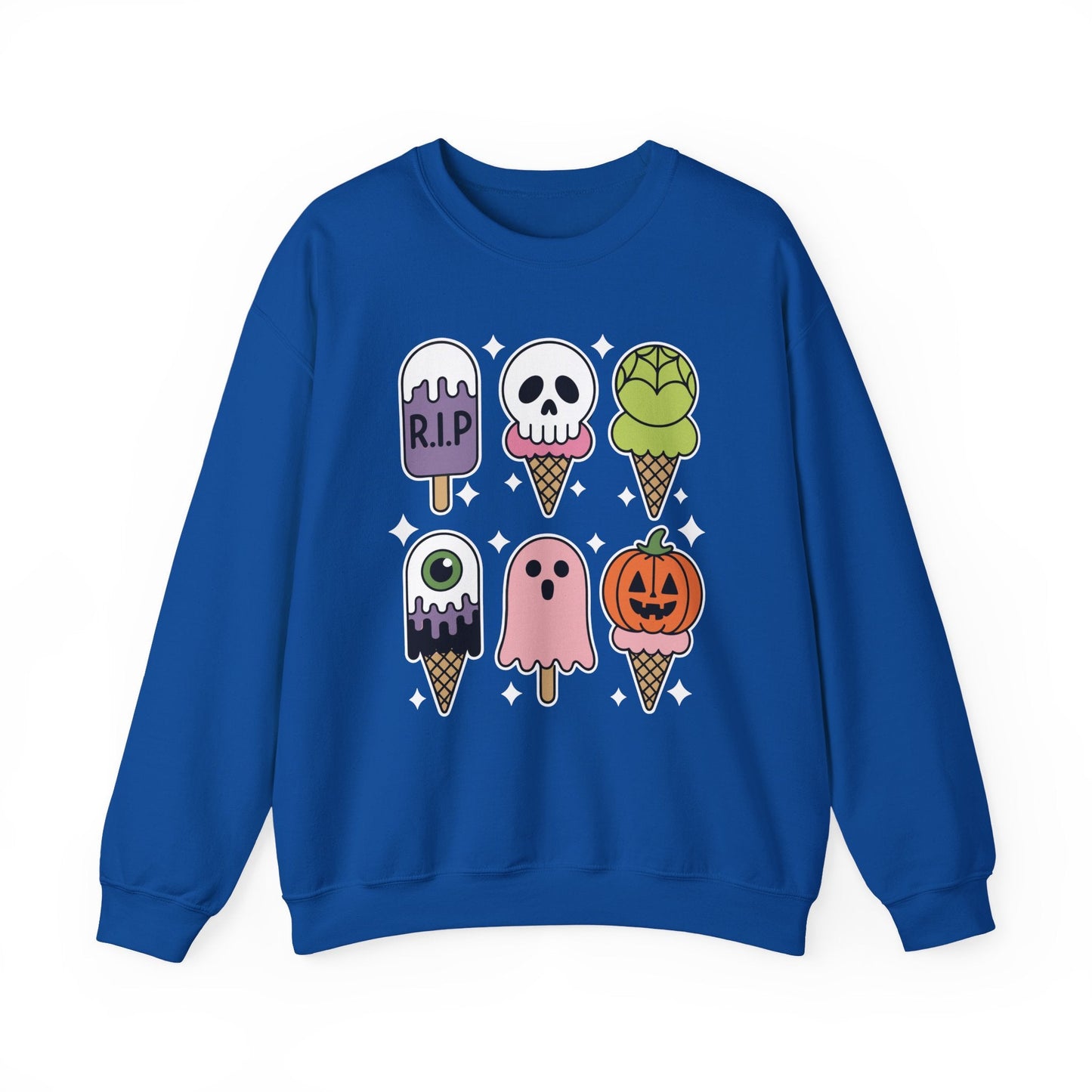 Horror Movie Summer Popsicle Halloween Ice Cream Summer-ween Sweatshirt for Men Women