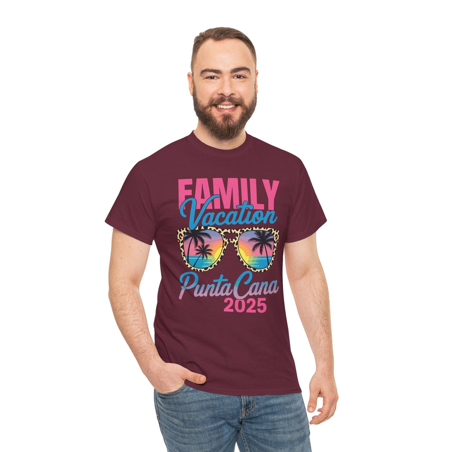 Family Vacation Punta Cana 2025 Matching Holiday Summer T-Shirt