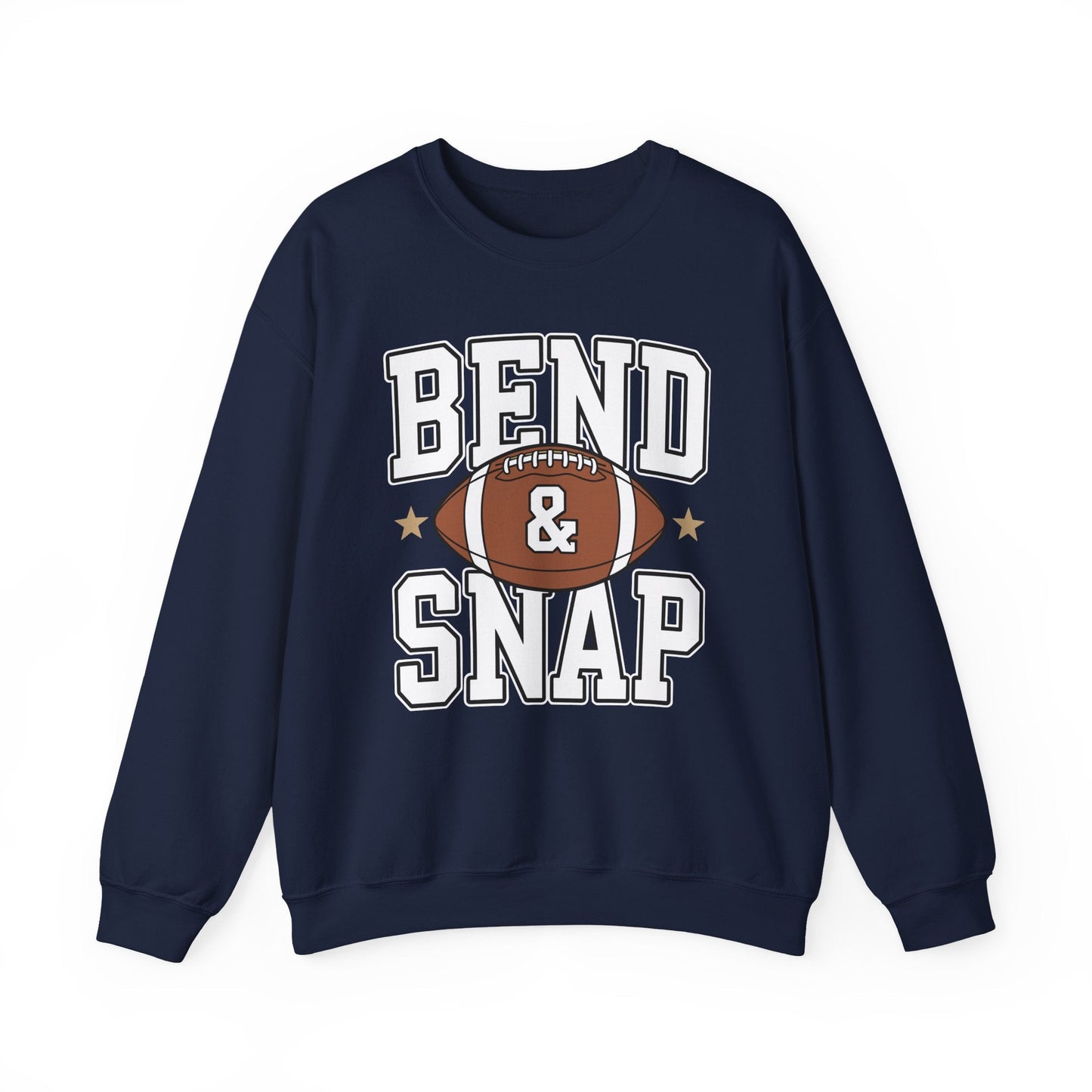 Funny Game Day Touchdown Season Cute Bend and Snap Football Sweatshirt