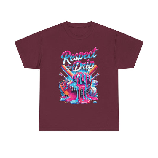 Baseball Drip For Boys Ice Cream Respect The Drip Baseball T-Shirt