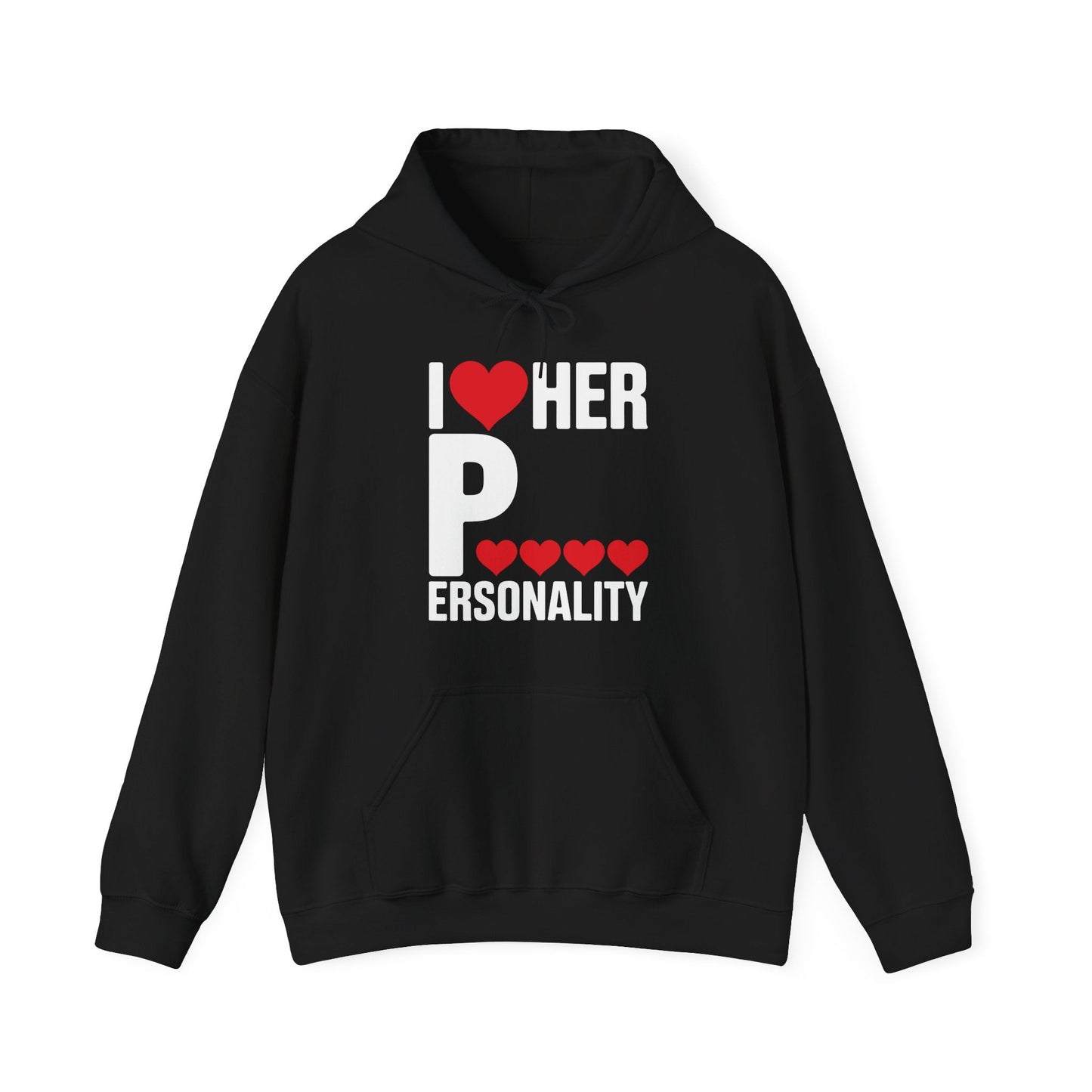 Funny Valentine's Day Couple Matching I Love Her Personality Hoodie