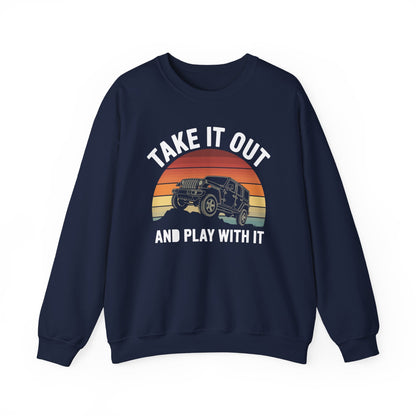 Catch Some Rays Vintage Retro Take It Out And Play Sweatshirt