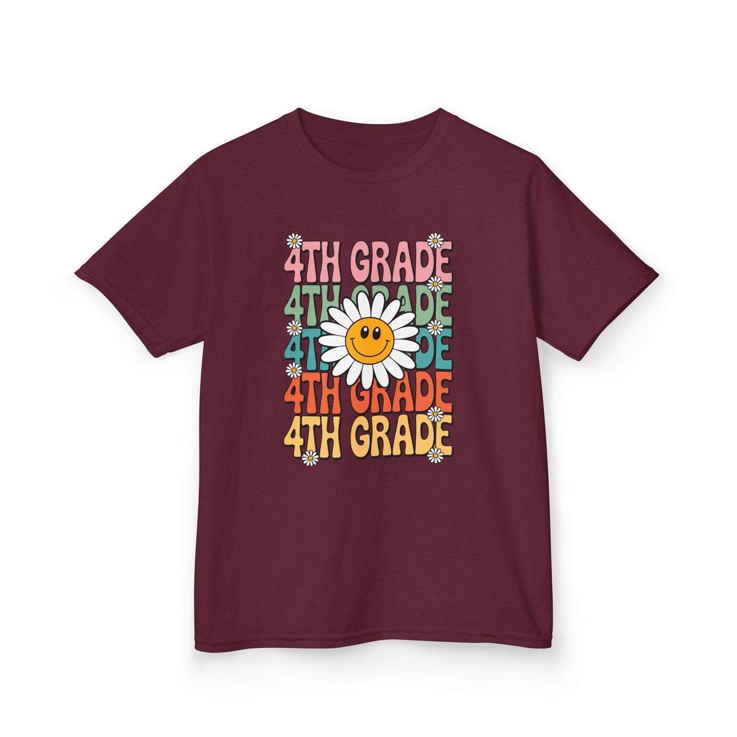 Groovy 4th Grade Back To School First Day of Fourth Grade T-Shirt