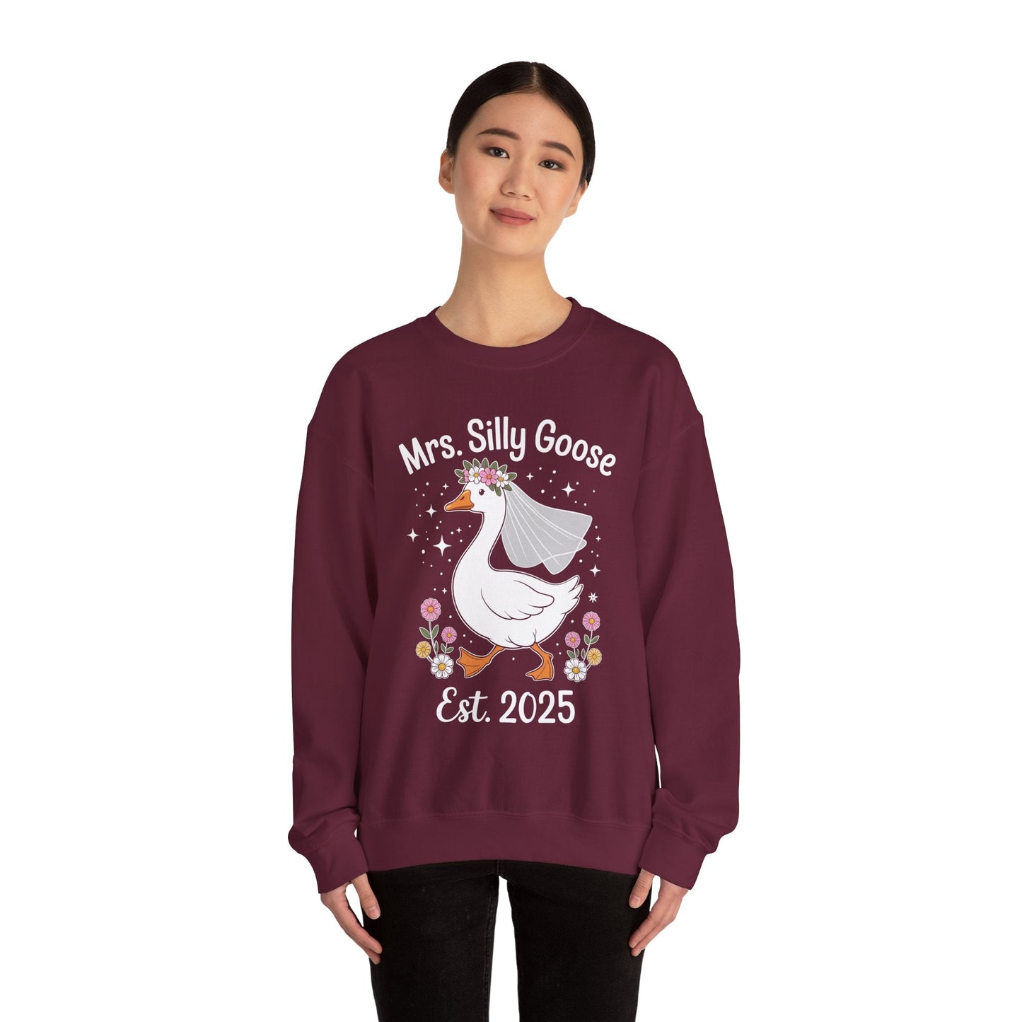Mrs. Silly Goose Couple Matching Wedding Funny Bride to Be Sweatshirt