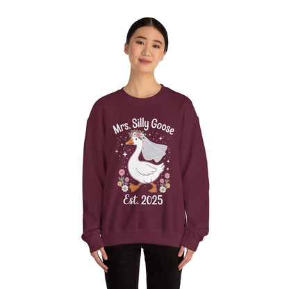 Mrs. Silly Goose Couple Matching Wedding Funny Bride to Be Sweatshirt
