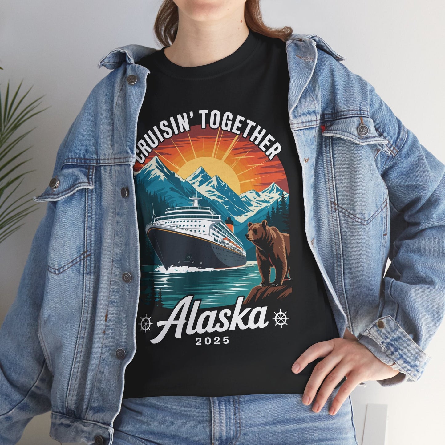 Cruisin Together Alaska 2025 Family Friend Alaska Cruise T-Shirt