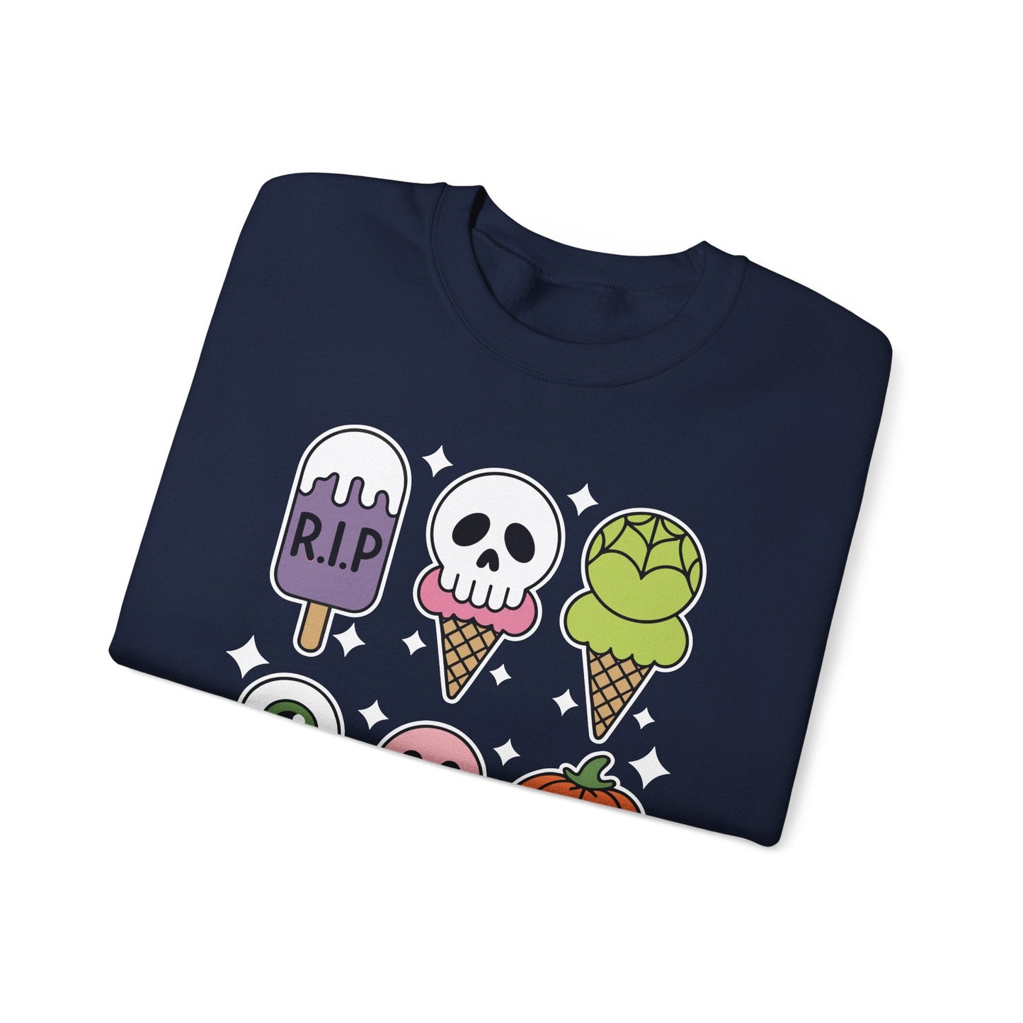 Horror Movie Summer Popsicle Halloween Ice Cream Summer-ween Sweatshirt for Men Women