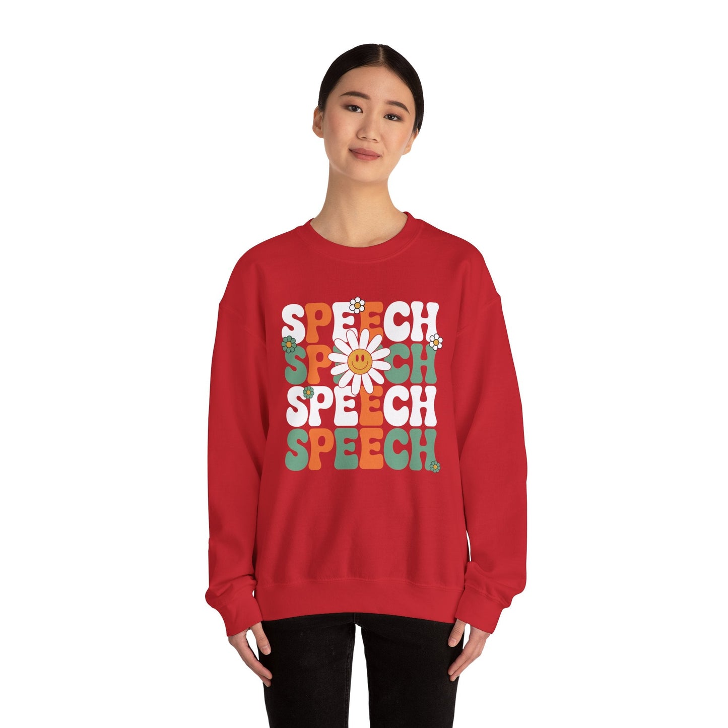 Speech Therapy Retro Speech Language Pathologist Therapist Sweatshirt
