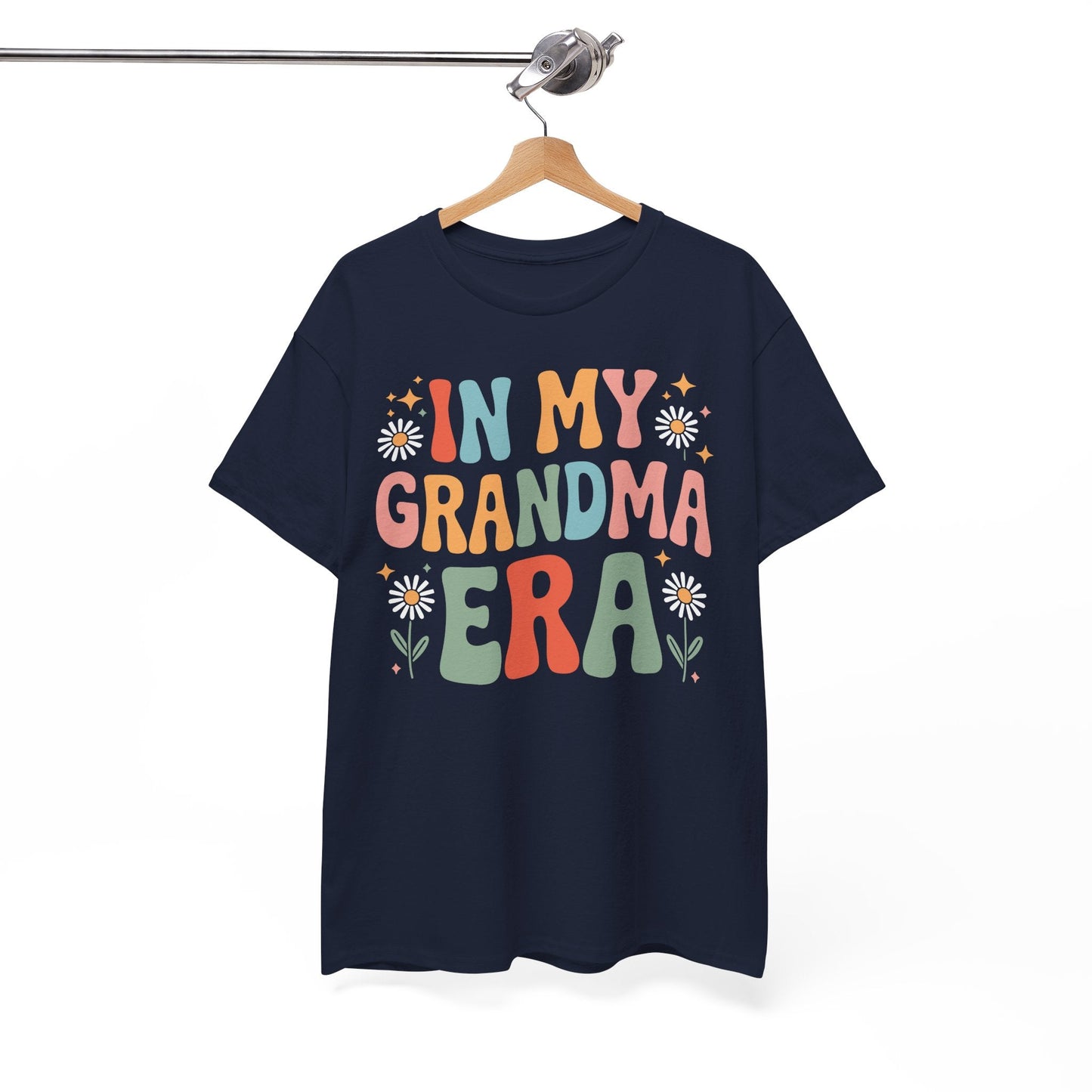 In My Grandma Era Funny Sarcastic Groovy Retro Mothers Day T-Shirt