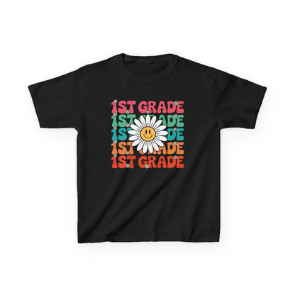 Groovy 1st Grade Back To School First Day of First Grade T-Shirt