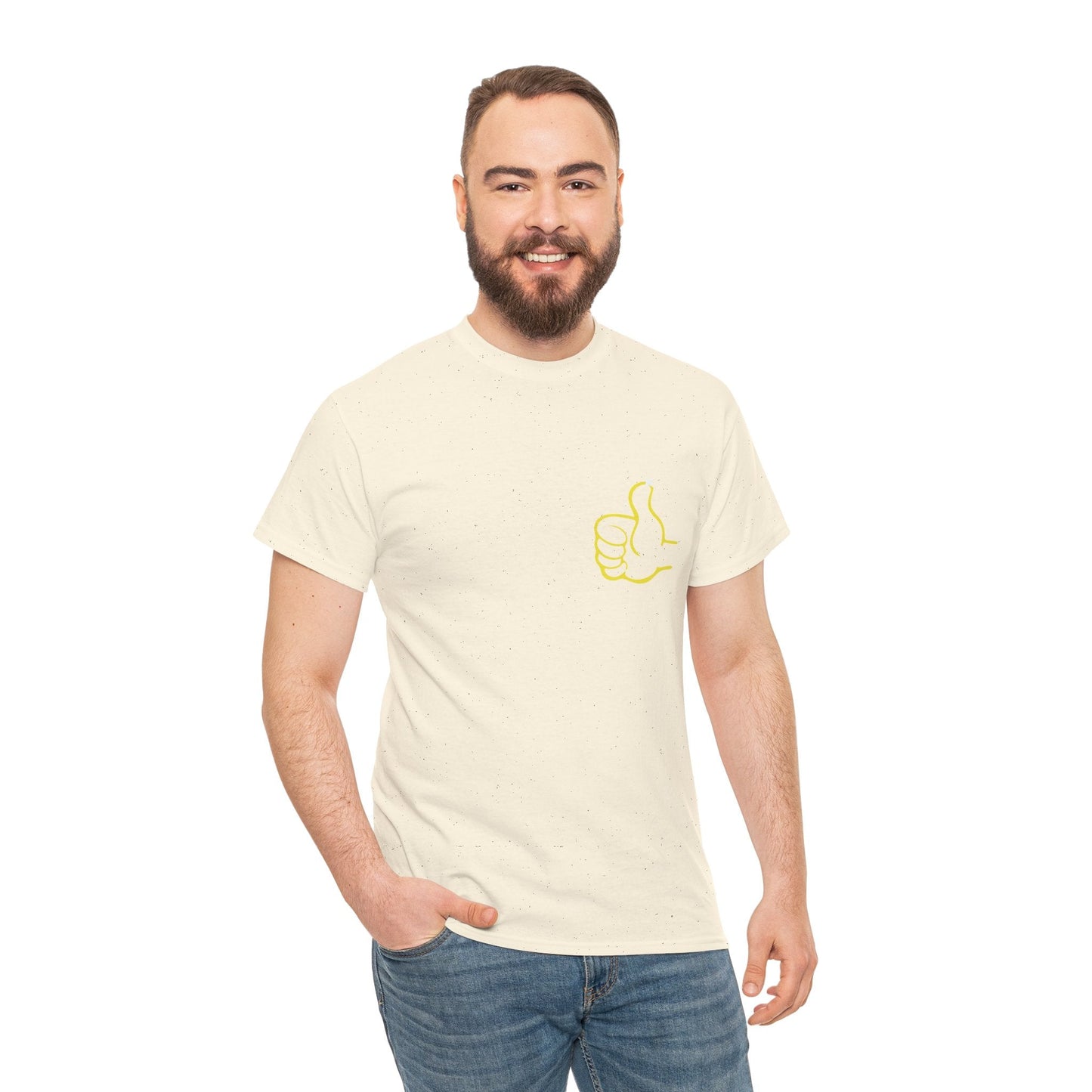 Funny Thumbs Up Emoji Graphic T-Shirt Positive Vibes