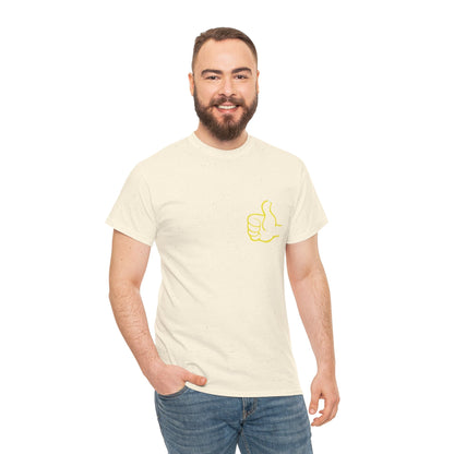 Funny Thumbs Up Emoji Graphic T-Shirt Positive Vibes