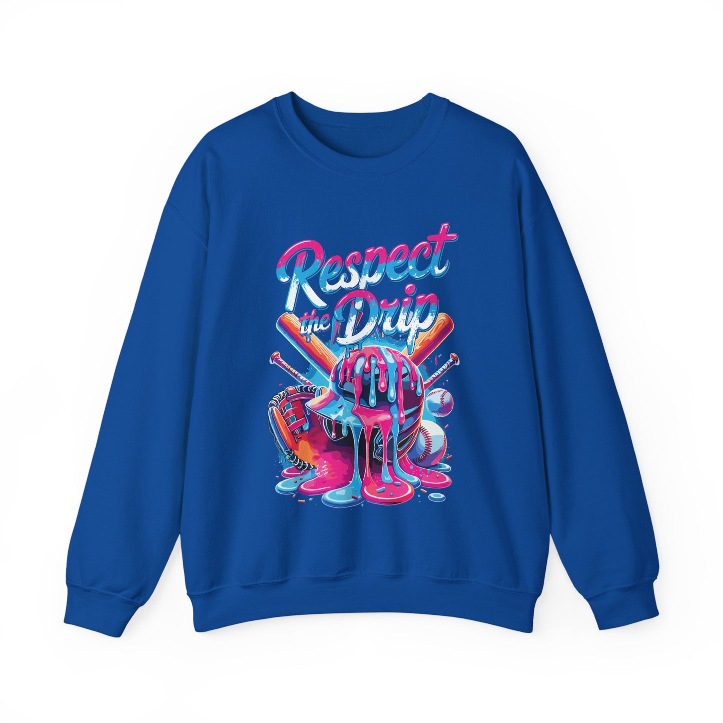 Baseball Drip For Boys Ice Cream Respect The Drip Baseball Sweatshirt