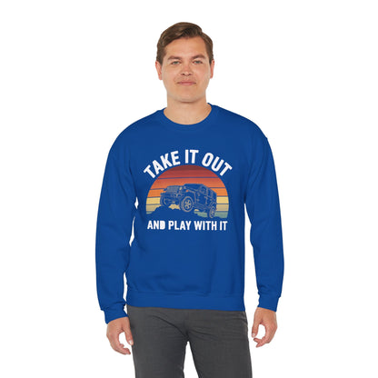 Catch Some Rays Vintage Retro Take It Out And Play Sweatshirt