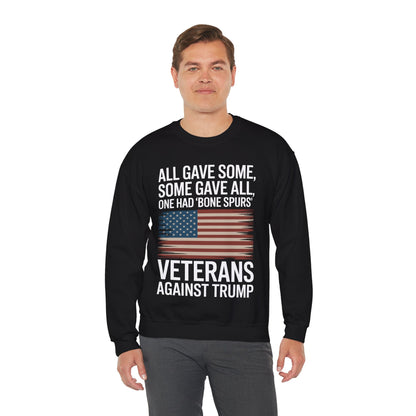 Veterans Against Trump Anti Trump Political Protest Sweatshirt