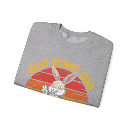 Best Bunny Dad Ever Funny Rabbit Lover Dad Gift Sweatshirt for Pet Owners