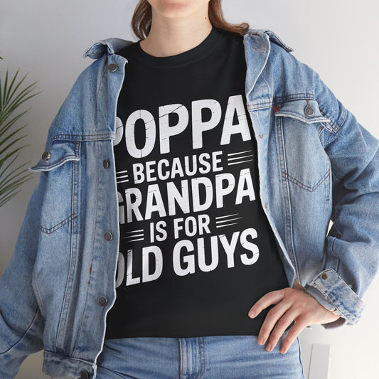 Poppa Grandpa From Grandkids Father's Day Poppa T-Shirt
