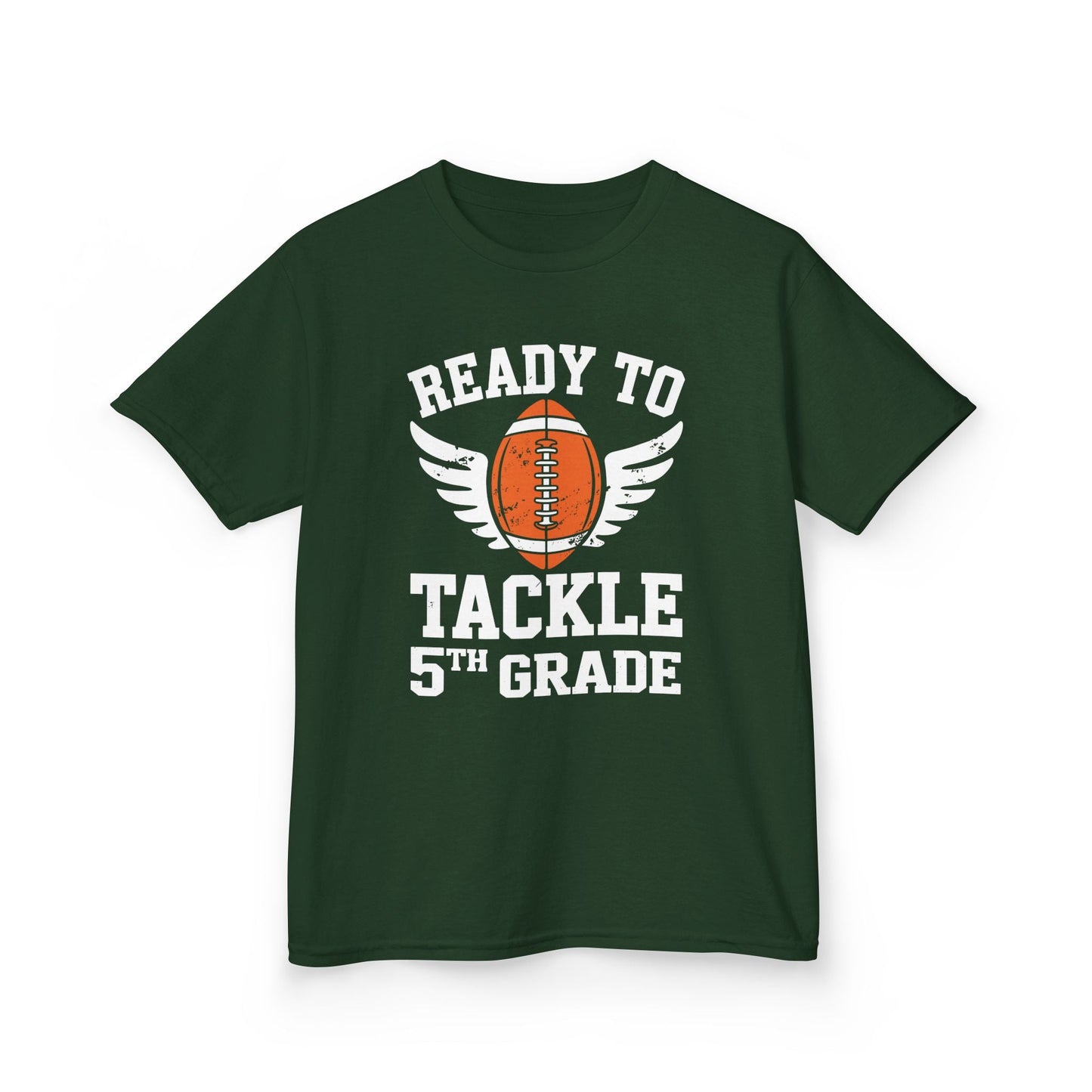 Ready To Tackle 5th Grade Football First Day Sport Kids T-Shirt