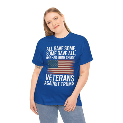 Veterans Against Trump Anti Trump Political Protest T-Shirt