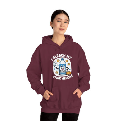 I Bleach My Stink Wrinkle Funny Sarcastic embarrassing Meme Hoodie