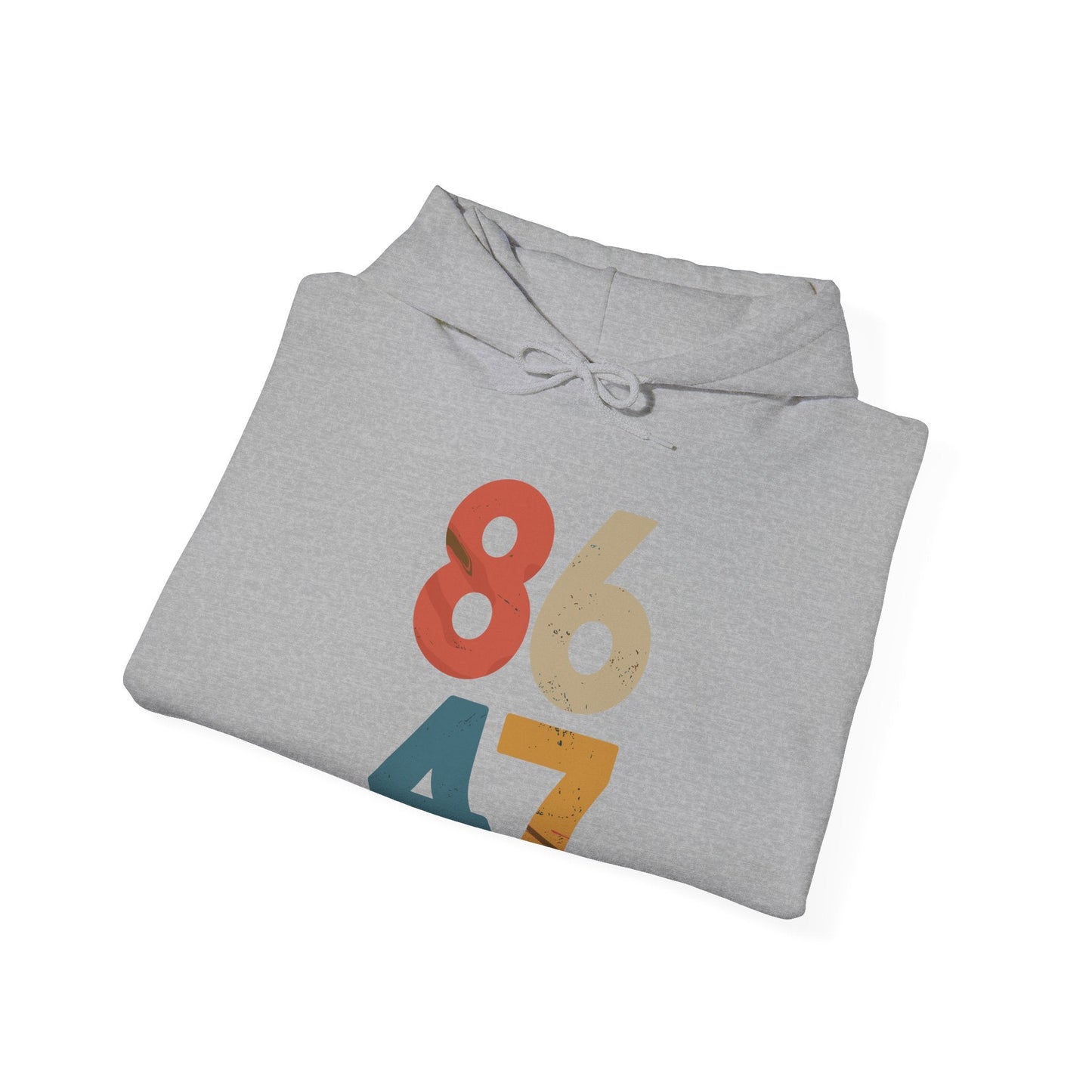 Classic Vintage 80s Style 86 47 Anti Trump Hoodie