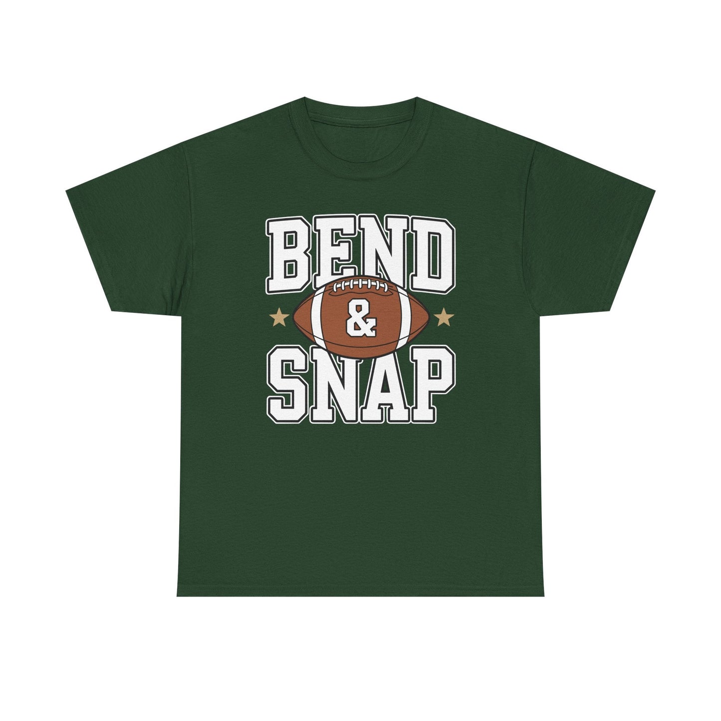 Funny Game Day Touchdown Season Cute Bend and Snap Football T-Shirt
