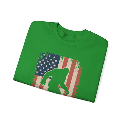 Bigfoot 4th of July Shirt American USA Flag Patriotic Sweatshirt
