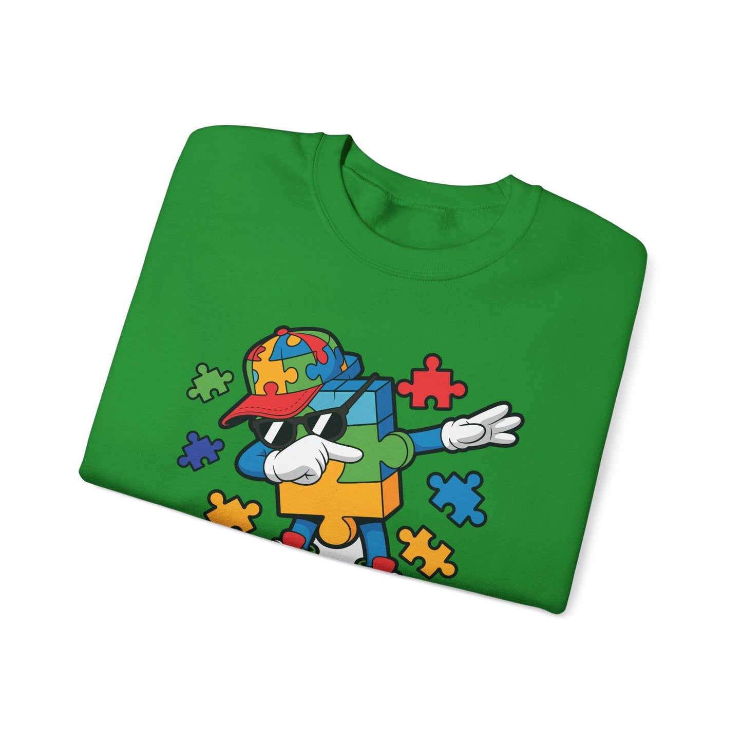 Dabbing Puzzle Autism Awareness Sweatshirt