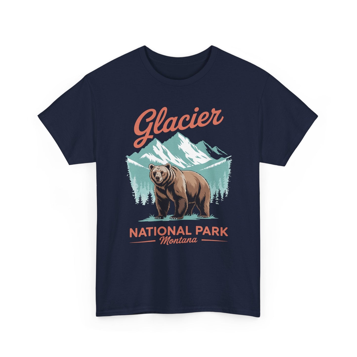 Glacier National Park retro T-Shirt