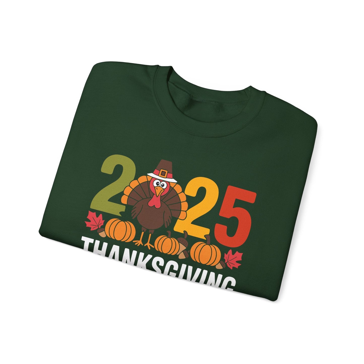 Family Thanksgiving 2025 Thanksgiving Crew Turkey Matching Sweatshirt