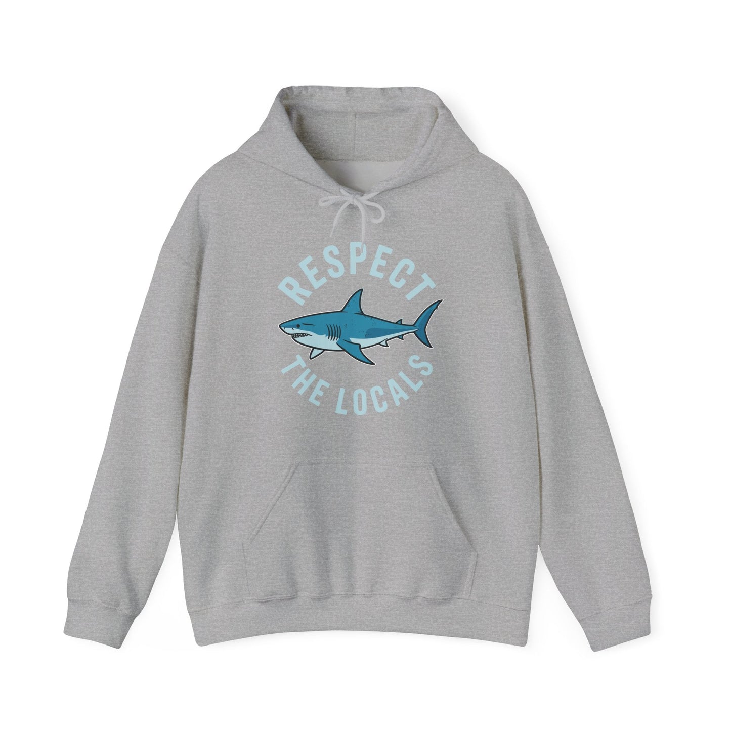 Respect The Locals Shark Ocean Animal Rights Biology Life Hoodie