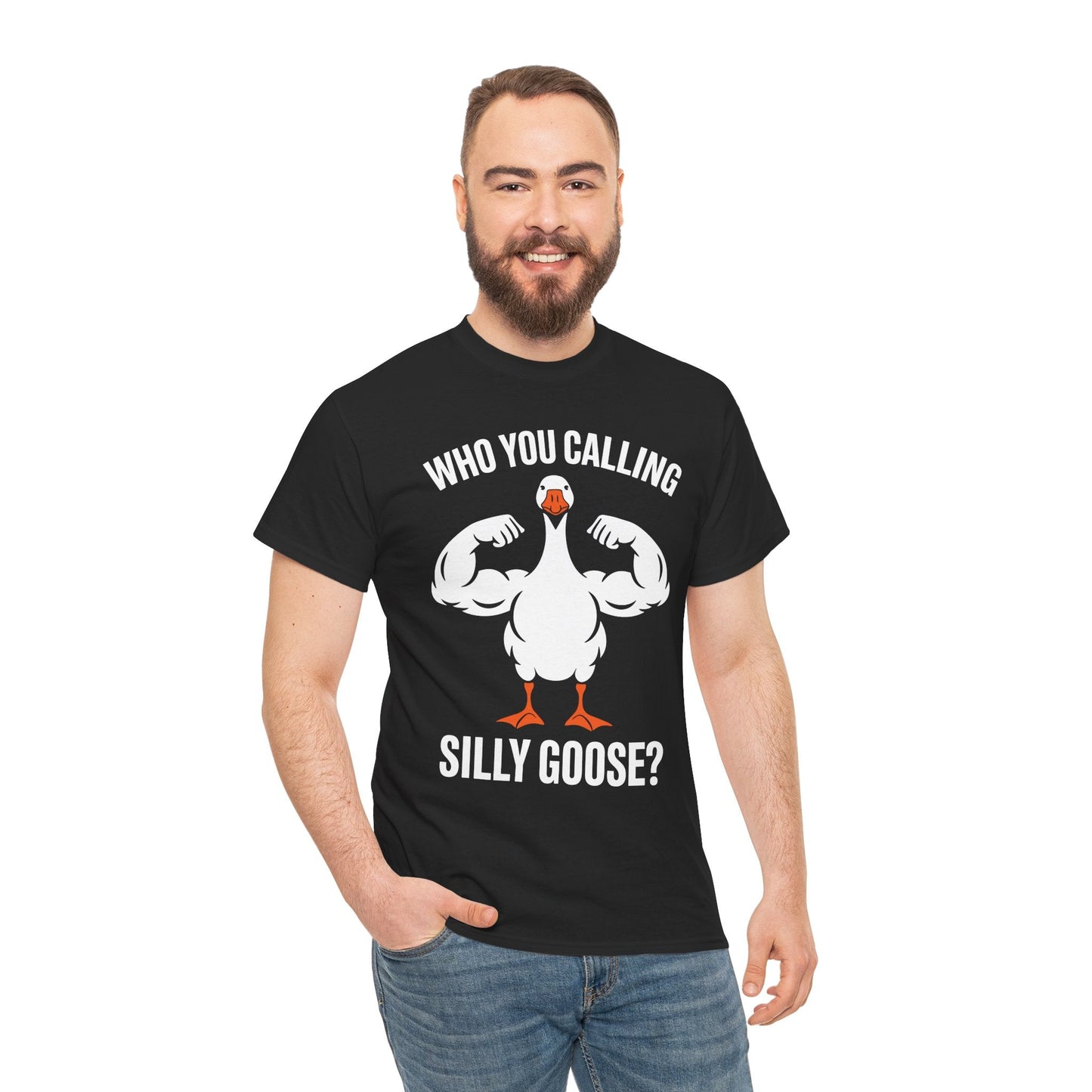 Who You Calling Silly Goose Funny Gym Meme T-Shirt