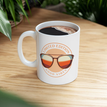 Good Vibes Glasses Limited Edition Coffee Mug
