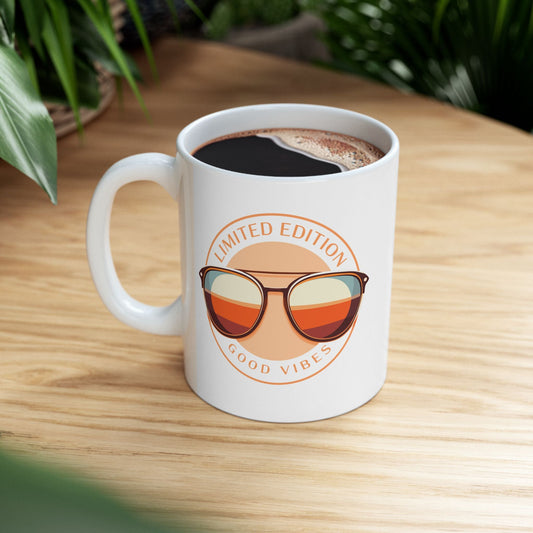 Good Vibes Glasses Limited Edition Coffee Mug